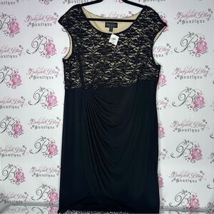 Connected dress sequins sparkly Lacie cinch detail Black Lace Dress